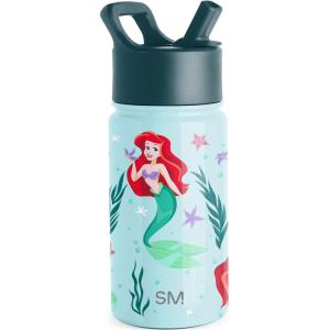 imageSimple Modern Kids Summit Water Bottle with Straw Lid  Mattel Barbie 18oz Stainless Steel Cup Insulated Tumbler for Girls School  Barbie CheckmateDisneyThe Little Mermaid Ariels Treasures