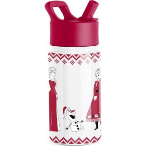 imageSimple Modern Kids Summit Water Bottle with Straw Lid  Mattel Barbie 18oz Stainless Steel Cup Insulated Tumbler for Girls School  Barbie CheckmateDisneyFrozen Red Dress Winter