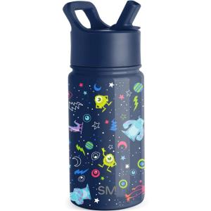 imageSimple Modern Kids Summit Water Bottle with Straw Lid  Mattel Barbie 18oz Stainless Steel Cup Insulated Tumbler for Girls School  Barbie CheckmateDisneyMonsters Inc Dream Team