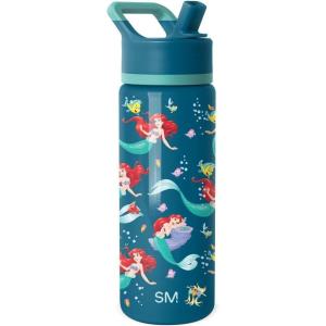 imageSimple Modern Kids Summit Water Bottle with Straw Lid  Mattel Barbie 18oz Stainless Steel Cup Insulated Tumbler for Girls School  Barbie CheckmateDisneyThe Little Mermaid Ariels Dream