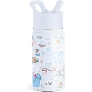 imageSimple Modern Kids Summit Water Bottle with Straw Lid  Mattel Barbie 18oz Stainless Steel Cup Insulated Tumbler for Girls School  Barbie CheckmateDisneyCinderella Floral Wishes