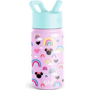 imageSimple Modern Kids Summit Water Bottle with Straw Lid  Mattel Barbie 18oz Stainless Steel Cup Insulated Tumbler for Girls School  Barbie CheckmateDisneyMinnie Mouse Purple Rainbows