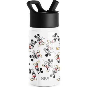 imageSimple Modern Kids Summit Water Bottle with Straw Lid  Mattel Barbie 18oz Stainless Steel Cup Insulated Tumbler for Girls School  Barbie CheckmateDisneyMickey Mouse Retro