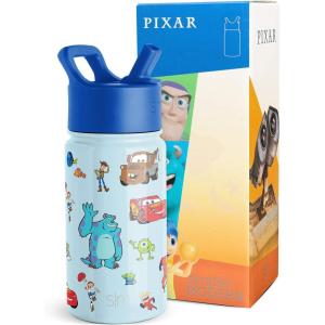 imageSimple Modern Kids Summit Water Bottle with Straw Lid  Mattel Barbie 18oz Stainless Steel Cup Insulated Tumbler for Girls School  Barbie CheckmateDisneyPixar Pals