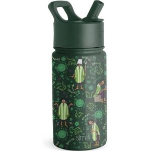 imageSimple Modern Kids Summit Water Bottle with Straw Lid  Mattel Barbie 18oz Stainless Steel Cup Insulated Tumbler for Girls School  Barbie CheckmateDisneyEncanto Oh  Bruno