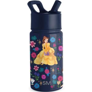 imageSimple Modern Kids Summit Water Bottle with Straw Lid  Mattel Barbie 18oz Stainless Steel Cup Insulated Tumbler for Girls School  Barbie CheckmateDisneyBelles Garden