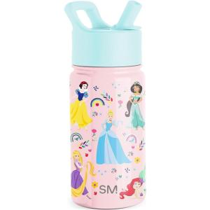 imageSimple Modern Kids Summit Water Bottle with Straw Lid  Mattel Barbie 18oz Stainless Steel Cup Insulated Tumbler for Girls School  Barbie CheckmateDisneyPrincess Rainbows