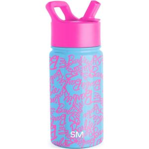 imageSimple Modern Kids Summit Water Bottle with Straw Lid  Mattel Barbie 18oz Stainless Steel Cup Insulated Tumbler for Girls School  Barbie CheckmateMattel Barbie Cursive