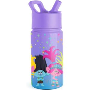imageSimple Modern Kids Summit Water Bottle with Straw Lid  Mattel Barbie 18oz Stainless Steel Cup Insulated Tumbler for Girls School  Barbie CheckmateTrolls Sparkle