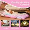imageBarbie ampamp FUNBOY Kids Sleepover Travel Bed ampamp Air Mattress Perfect for Sleepovers Includes Carrying Storage Bag TwinBarbie Convertible