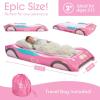 imageBarbie ampamp FUNBOY Kids Sleepover Travel Bed ampamp Air Mattress Perfect for Sleepovers Includes Carrying Storage Bag TwinBarbie Convertible