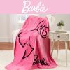 imageFranco Barbie Kids Bedding Soft Plush Cozy Sherpa Blanket Throw 46 in x 60 in Officially Licensed ProductBarbie