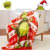 imageFranco Barbie Kids Bedding Soft Plush Cozy Sherpa Blanket Throw 46 in x 60 in Officially Licensed ProductGrinch  Grinchtastic