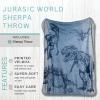 imageFranco Barbie Kids Bedding Soft Plush Cozy Sherpa Blanket Throw 46 in x 60 in Officially Licensed ProductJurassic World
