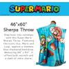 imageFranco Barbie Kids Bedding Soft Plush Cozy Sherpa Blanket Throw 46 in x 60 in Officially Licensed ProductSuper Mario