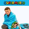 imageFranco Barbie Kids Bedding Soft Plush Cozy Sherpa Blanket Throw 46 in x 60 in Officially Licensed ProductSuper Mario