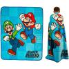 imageFranco Barbie Kids Bedding Soft Plush Cozy Sherpa Blanket Throw 46 in x 60 in Officially Licensed ProductSuper Mario