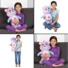 imageFranco Barbie Purse Pillow Bedding Super Soft Plush Pink PurseBag Shapped Cuddle Pillow Buddy 100 Official Licensed Barbie ProductCare Bears