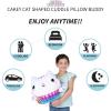 imageFranco Barbie Purse Pillow Bedding Super Soft Plush Pink PurseBag Shapped Cuddle Pillow Buddy 100 Official Licensed Barbie ProductGabbys Dollhouse Cakey
