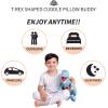 imageFranco Barbie Purse Pillow Bedding Super Soft Plush Pink PurseBag Shapped Cuddle Pillow Buddy 100 Official Licensed Barbie ProductJurassic World Blue Trex