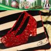imageFranco Movie Luxe Super Soft Plush Squishy Decorative Pillow Officially Licensed Product 17quot Inch Barbie LogoThe Wizard of Oz  Ruby Slippers