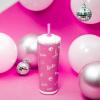 imageZak Designs Barbie Beacon Straw Tumbler for Travel or At Home 24oz Stainless Steel with Vacuum Insulation and NonSkid Base BarbieBarbie