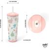 imageZak Designs Barbie Beacon Straw Tumbler for Travel or At Home 24oz Stainless Steel with Vacuum Insulation and NonSkid Base BarbieDisney Princess