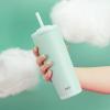 imageZak Designs Barbie Beacon Straw Tumbler for Travel or At Home 24oz Stainless Steel with Vacuum Insulation and NonSkid Base BarbieIcicle Mint Green