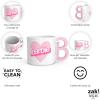 imageZak Designs Barbie Ceramic Coffee Mug for Hot Drinks Collectible Keepsake with Sculpted Handle 15 oz BarbieBarbie