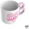 imageZak Designs Barbie Ceramic Coffee Mug for Hot Drinks Collectible Keepsake with Sculpted Handle 15 oz BarbieBarbie