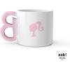 imageZak Designs Barbie Ceramic Coffee Mug for Hot Drinks Collectible Keepsake with Sculpted Handle 15 oz BarbieBarbie
