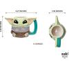 imageZak Designs Barbie Ceramic Coffee Mug for Hot Drinks Collectible Keepsake with Sculpted Handle 15 oz BarbieGrogu