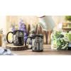 imageZak Designs Barbie Ceramic Coffee Mug for Hot Drinks Collectible Keepsake with Sculpted Handle 15 oz BarbieJurassic World Dominion