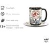 imageZak Designs Barbie Ceramic Coffee Mug for Hot Drinks Collectible Keepsake with Sculpted Handle 15 oz BarbieJurassic World Dominion