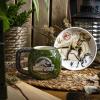 imageZak Designs Barbie Ceramic Coffee Mug for Hot Drinks Collectible Keepsake with Sculpted Handle 15 oz BarbieJurassic World Dominion Sculpted Mug