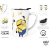 imageZak Designs Barbie Ceramic Coffee Mug for Hot Drinks Collectible Keepsake with Sculpted Handle 15 oz BarbieMinions