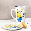 imageZak Designs Barbie Ceramic Coffee Mug for Hot Drinks Collectible Keepsake with Sculpted Handle 15 oz BarbieMinions