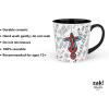 imageZak Designs Barbie Ceramic Coffee Mug for Hot Drinks Collectible Keepsake with Sculpted Handle 15 oz BarbieSpiderman