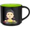 imageZak Designs Barbie Ceramic Coffee Mug for Hot Drinks Collectible Keepsake with Sculpted Handle 15 oz BarbieSquid Game Red Light Green Light