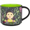 imageZak Designs Barbie Ceramic Coffee Mug for Hot Drinks Collectible Keepsake with Sculpted Handle 15 oz BarbieSquid Game Red Light Green Light