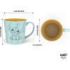 imageZak Designs Barbie Ceramic Coffee Mug for Hot Drinks Collectible Keepsake with Sculpted Handle 15 oz BarbieStitch