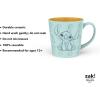 imageZak Designs Barbie Ceramic Coffee Mug for Hot Drinks Collectible Keepsake with Sculpted Handle 15 oz BarbieStitch