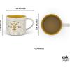 imageZak Designs Barbie Ceramic Coffee Mug for Hot Drinks Collectible Keepsake with Sculpted Handle 15 oz BarbieYellowstone