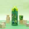 imageZak Designs Barbie Sage Kids Water Bottle For School or Travel 19oz Stainless Steel Water Bottle With Straw Handle and LeakProof PopUp Spout Cover BarbieMinecraft Steve  Alex  Mobs