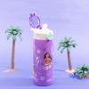 imageZak Designs Barbie Sage Kids Water Bottle For School or Travel 19oz Stainless Steel Water Bottle With Straw Handle and LeakProof PopUp Spout Cover BarbiePrincess Ariel  Moana  Rapunzel  Tiana