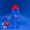imageZak Designs Barbie Sage Kids Water Bottle For School or Travel 19oz Stainless Steel Water Bottle With Straw Handle and LeakProof PopUp Spout Cover BarbieSonic the Hedgehog