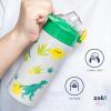 imageZak Designs Barbie Sage Kids Water Bottle For School or Travel 19oz Stainless Steel Water Bottle With Straw Handle and LeakProof PopUp Spout Cover BarbieSpongeBob and Patrick