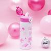 imageZak Designs Barbie Sage Kids Water Bottle For School or Travel 19oz Stainless Steel Water Bottle With Straw Handle and LeakProof PopUp Spout Cover BarbieBarbie Sage