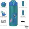 imageZak Designs Barbie Water Bottle for Travel and At Home 19 oz Vacuum Insulated Stainless Steel with Locking Spout Cover BuiltIn Carrying Loop LeakProof Design BarbieLilo And Stitch