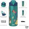 imageZak Designs Barbie Water Bottle for Travel and At Home 19 oz Vacuum Insulated Stainless Steel with Locking Spout Cover BuiltIn Carrying Loop LeakProof Design BarbieDisney Princess